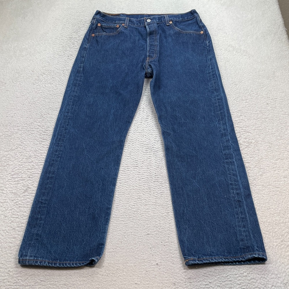 Vintage Levis 501xx‎ Jeans Men's Size 38X32 (Fits 36X29) Y2K Denim Button Fly